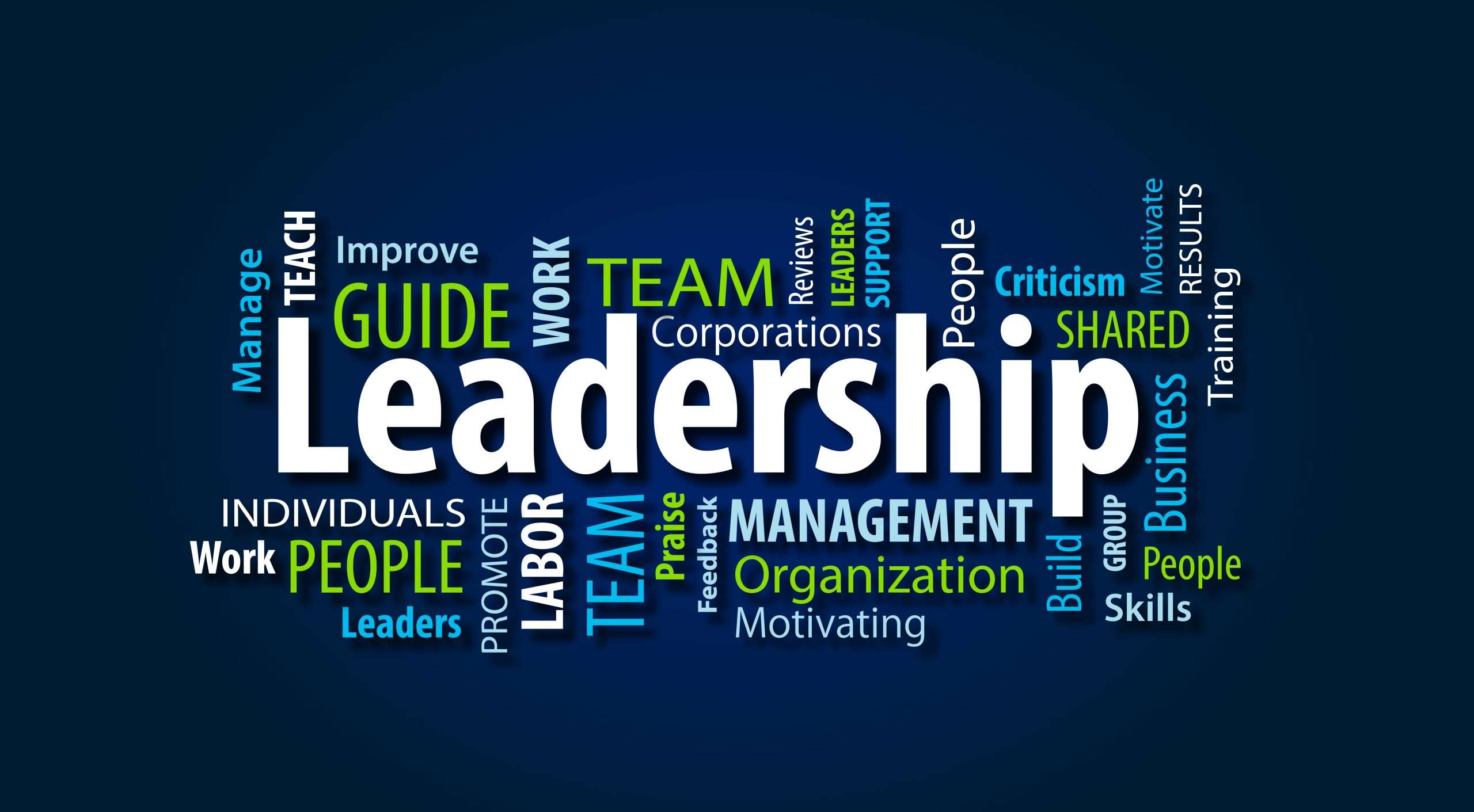 leadership trends in word cloud